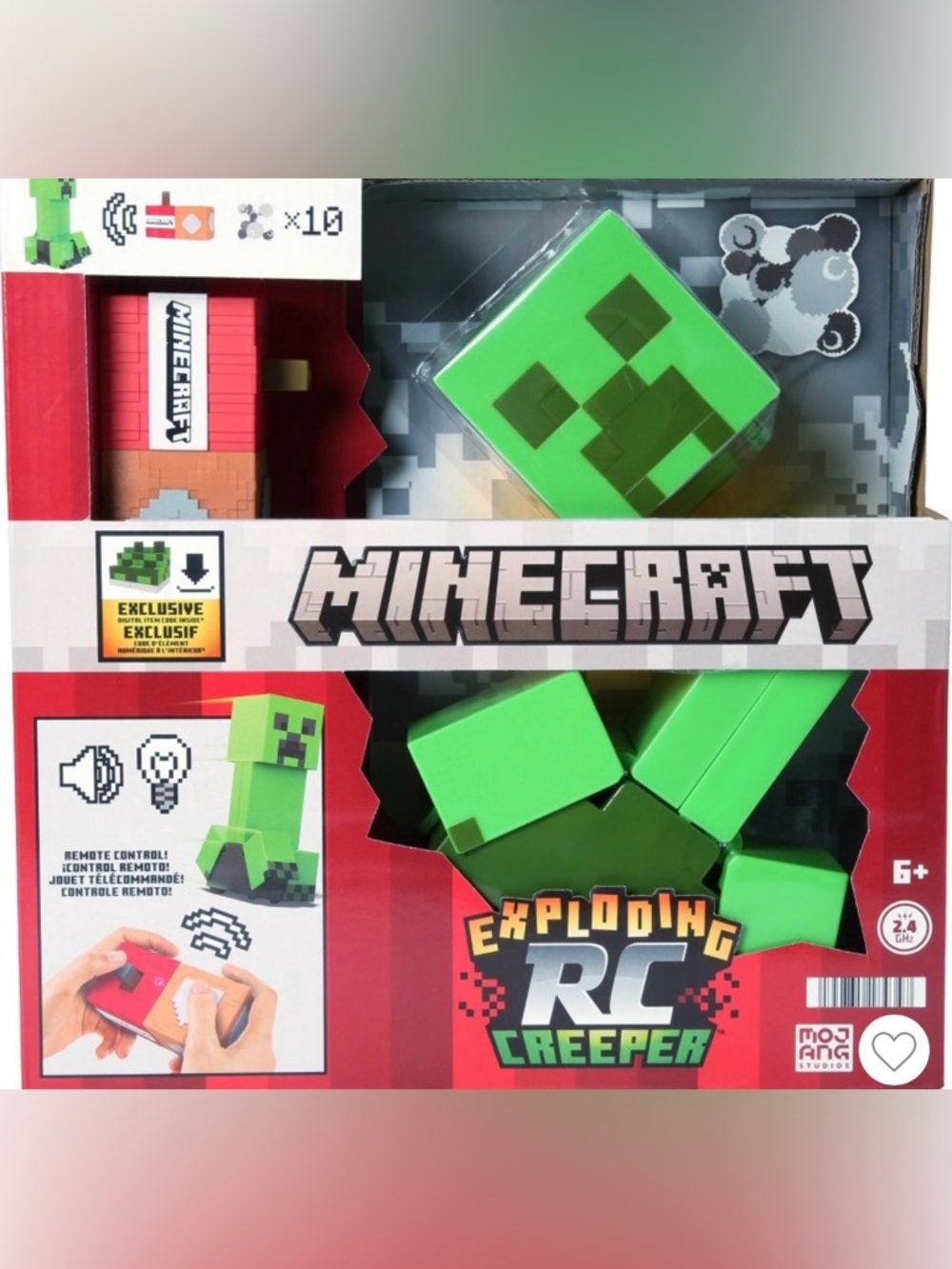 MINECRAFT CREEPER EXPLODER RC NEW